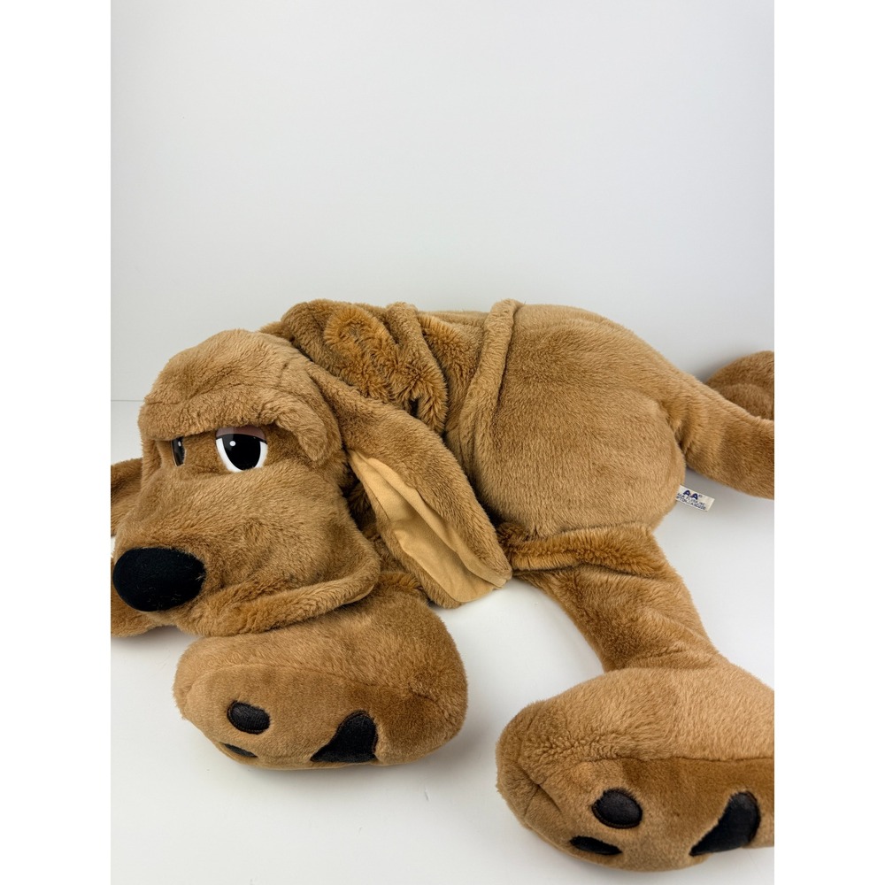 A&A Plush Bloodhound Dog Large Brown Floppy Stuffed Animal 30 Inch PA-4296 RARE